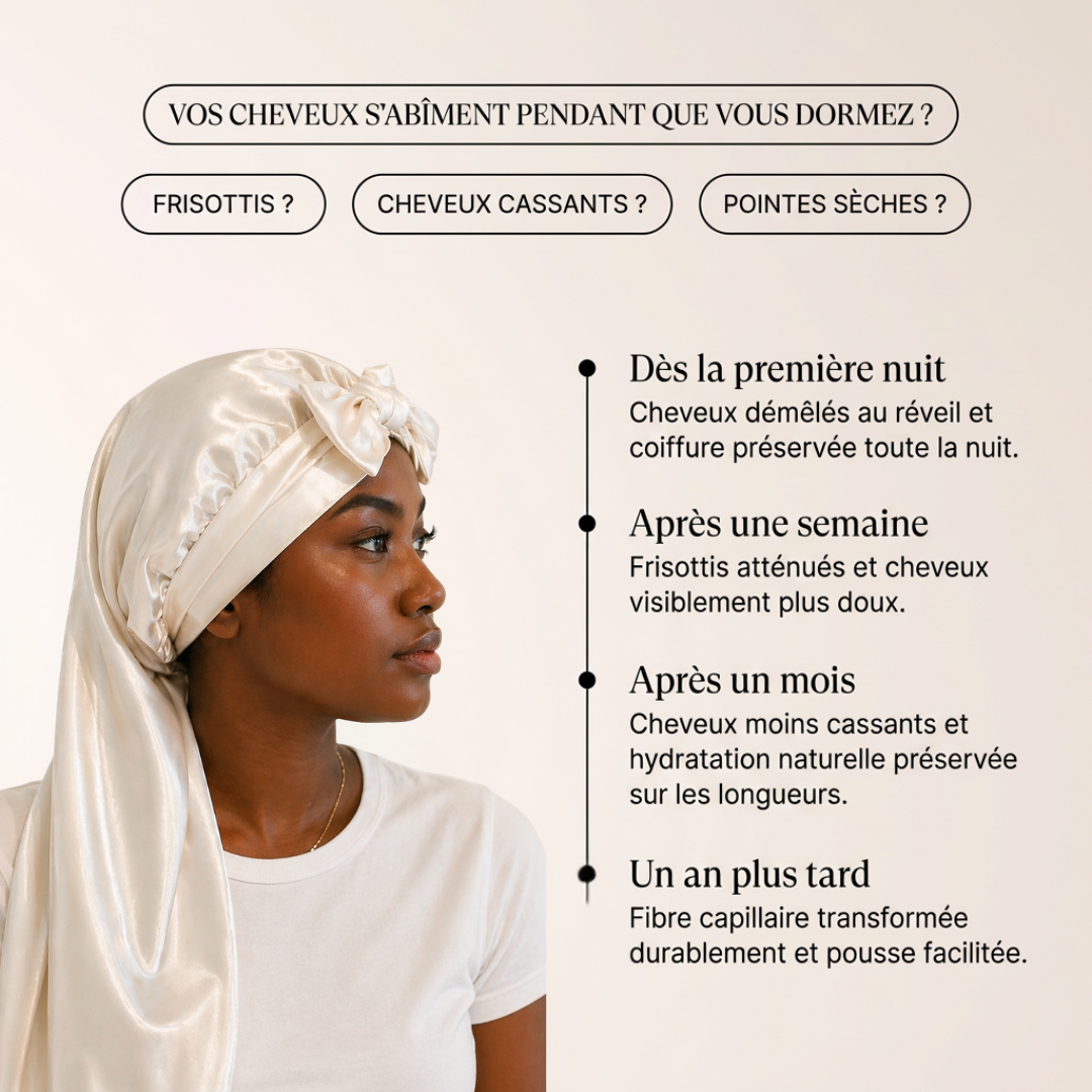 Bonnet en soie Aphrodite