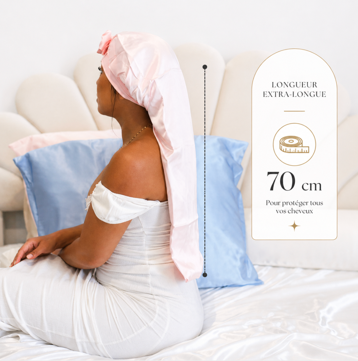 Bonnet en soie Aphrodite