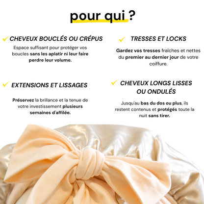 Bonnet en soie Aphrodite
